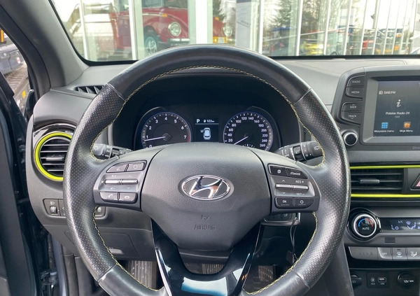 Hyundai Kona cena 72900 przebieg: 75900, rok produkcji 2019 z Wleń małe 154